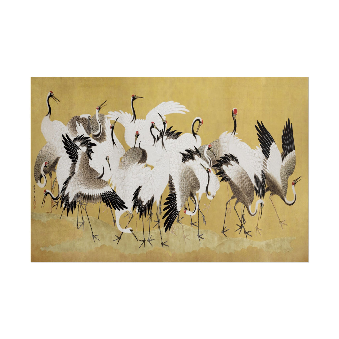 Flock of Cranes 18″×12″