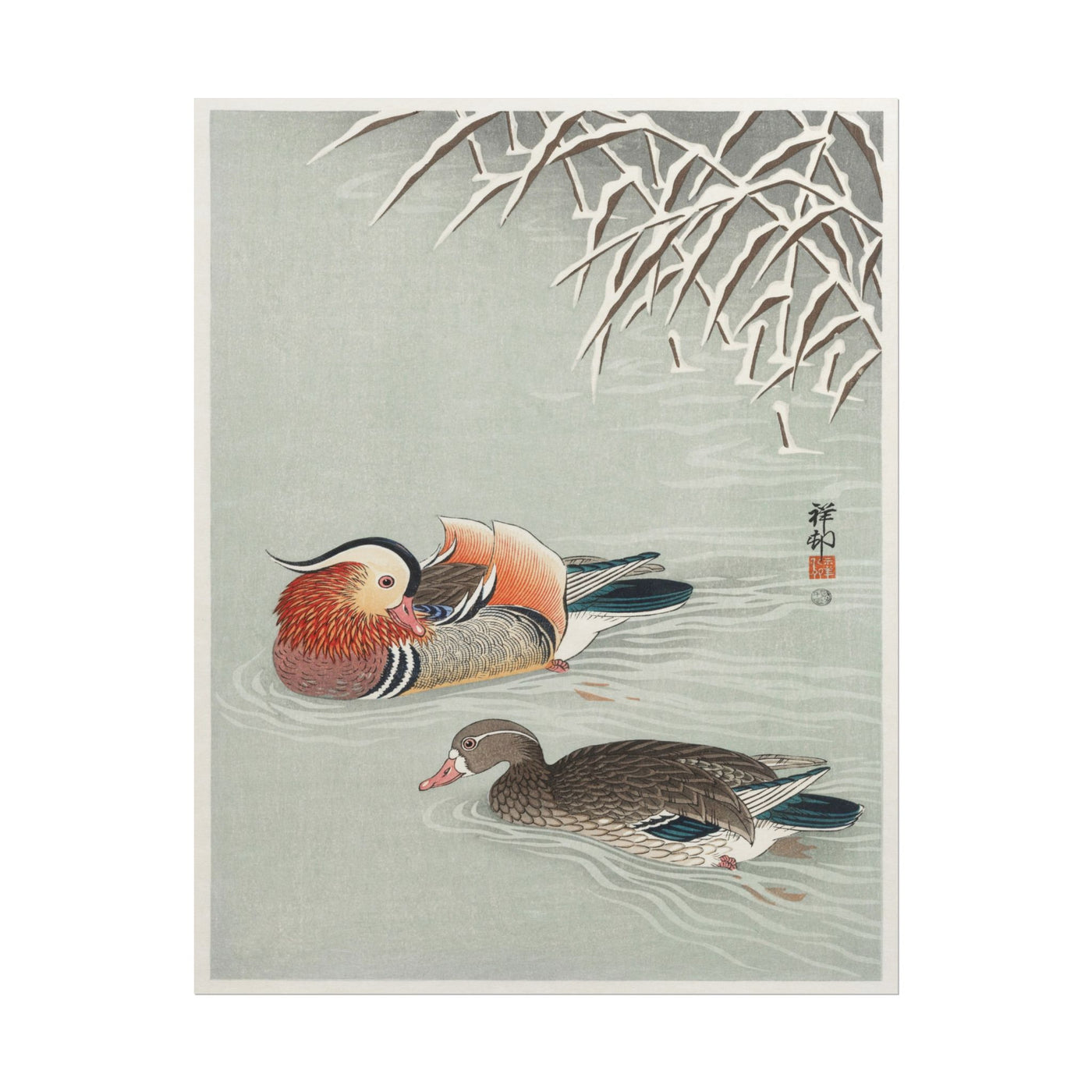 Mandarin Ducks 11″×14″