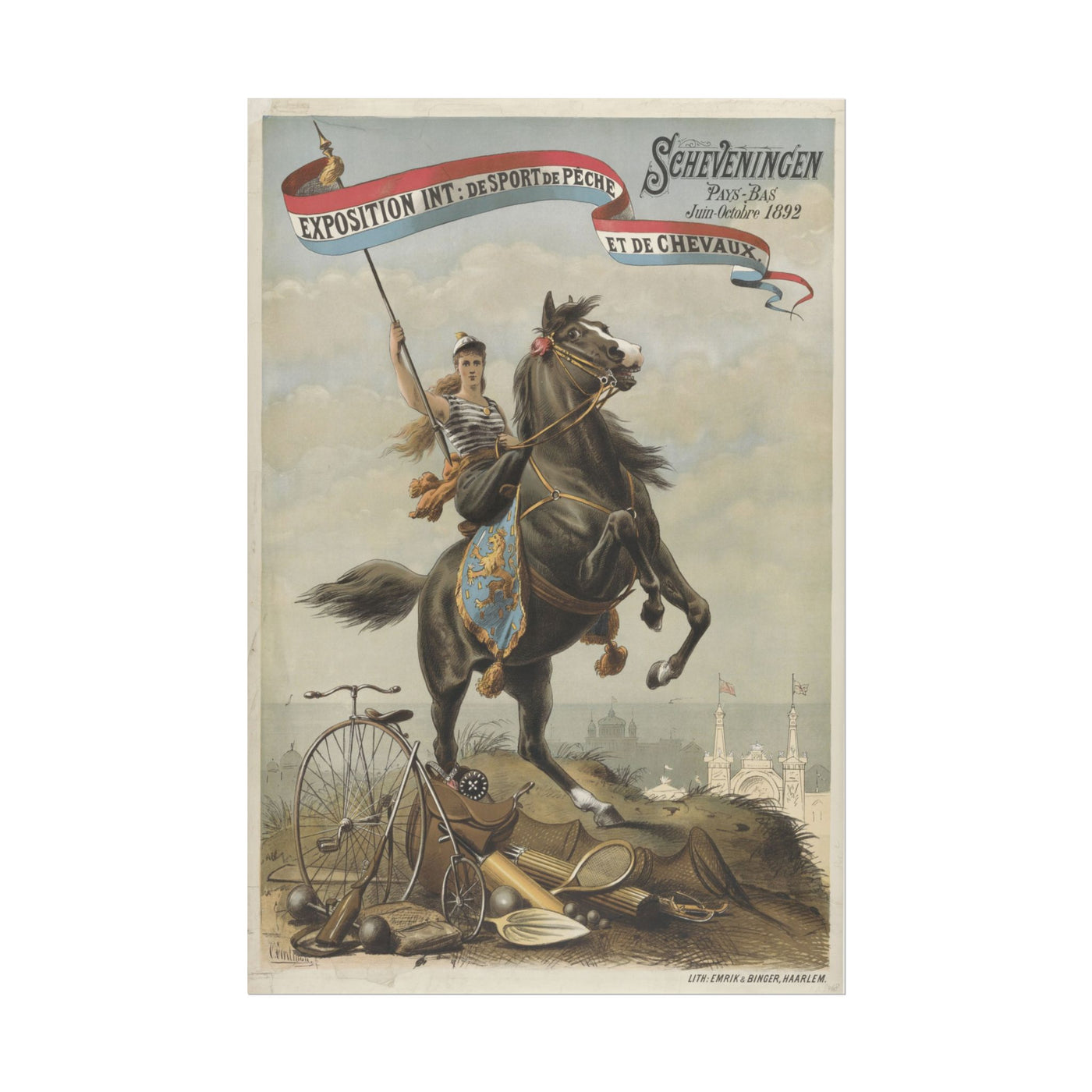 Fishing and Horses Exhibition 12″×18″