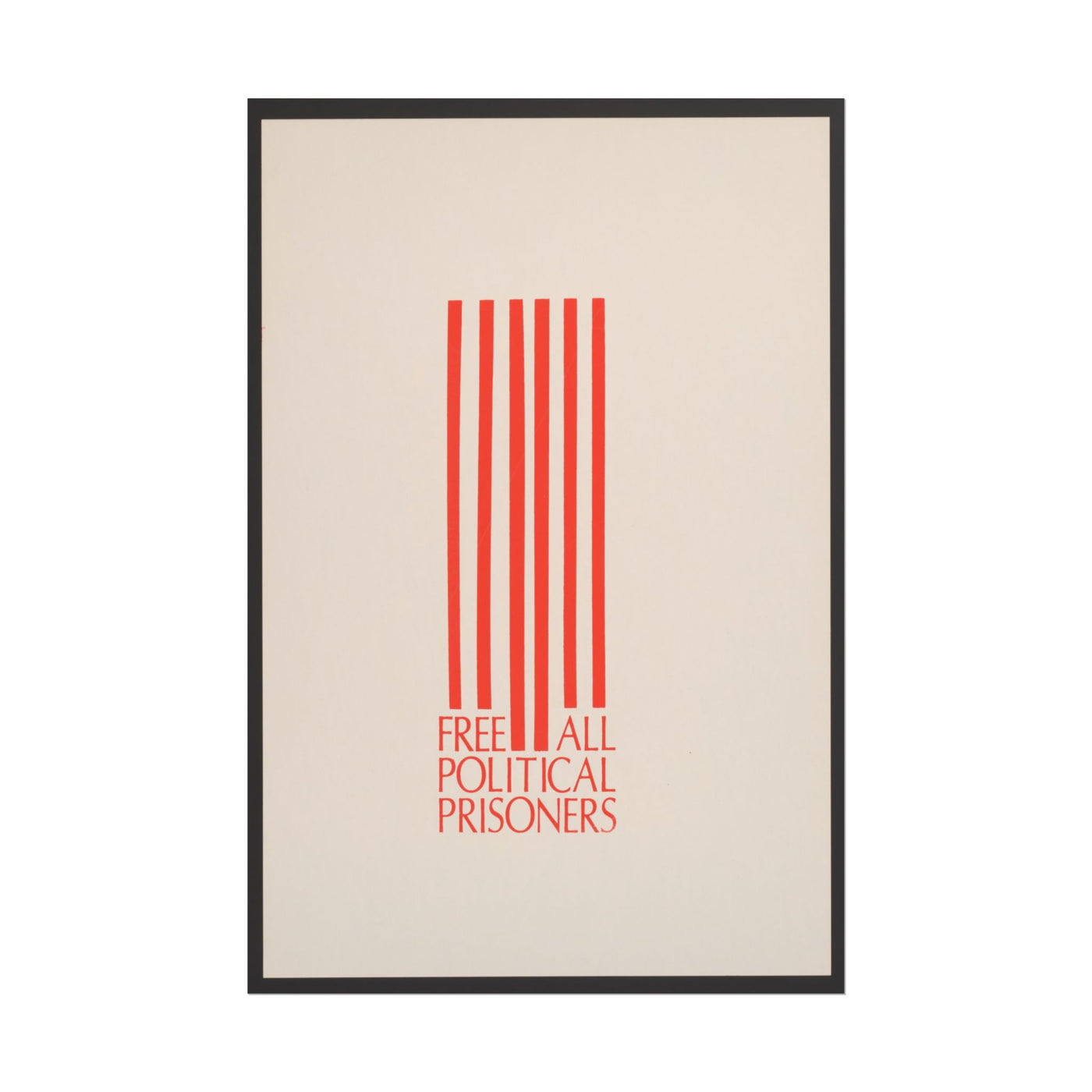 Free All Political Prisoners Poster (1970) 12×18
