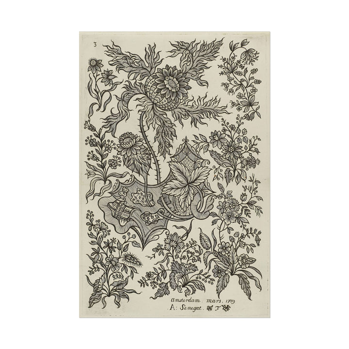 Textile Art poster by Alexander Senegat - 12x18 inch print