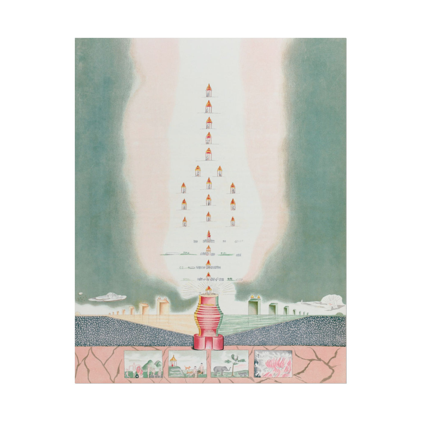 Burmese Spirit Worship 11″×14″