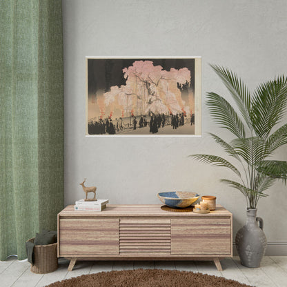 Evening Cherry Blossoms Print
