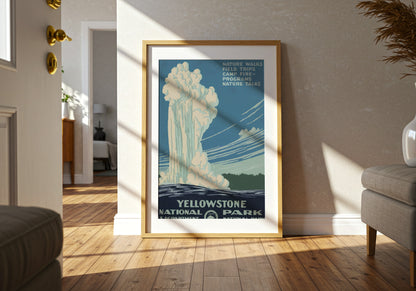 Vintage Yellowstone National Park Travel
