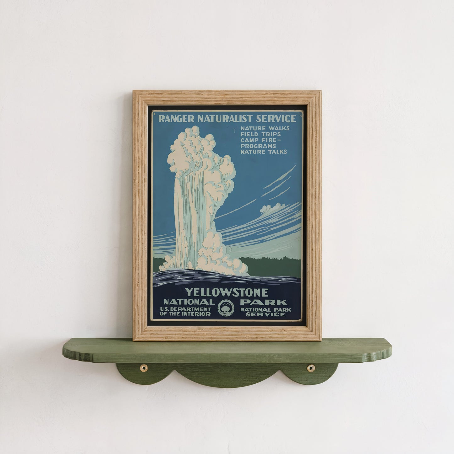 Vintage Yellowstone National Park Travel