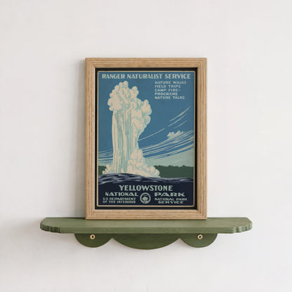 Vintage Yellowstone National Park Travel