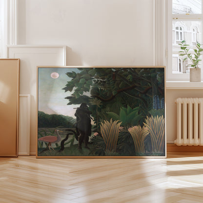 The Snake Charmer poster by Henri Rousseau  - Neutral room decor with framed print