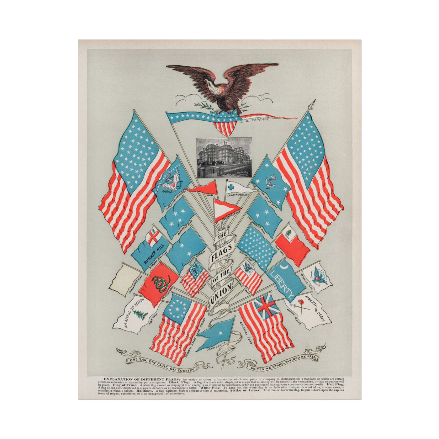 The Flags of the Union 11″×14″