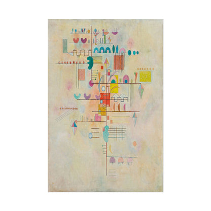 Graceful Ascent poster by Wassily Kandinsky  - 20x30 inch poster print
