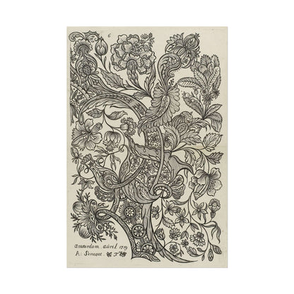 Textile Art poster by Alexander Senegat - 16x24 inch poster print