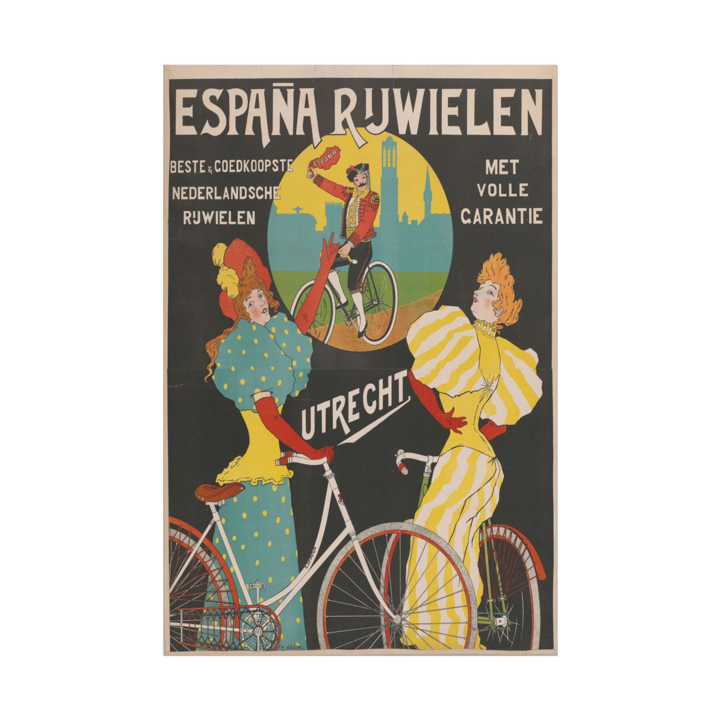 España Bicycle Print 12″×18″