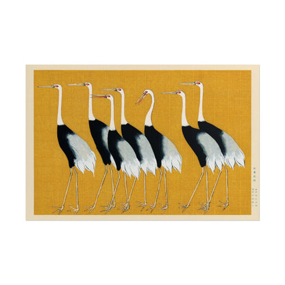 Japanese Cranes poster by Ogata Korin  - 16x24 inch poster print