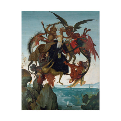 The Torment of Saint Anthony poster by Michelangelo Buonarroti - 11x14 inch print