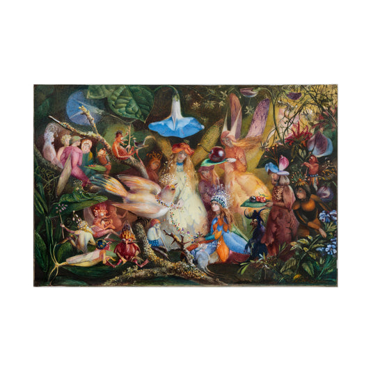 The Fairies Favourite poster by John Anster Fitzgerald - 12x18 inch print