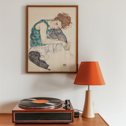 Seated Woman with Bent Knee