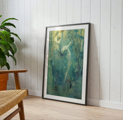 Sirene poster by Gaston Hoffmann  - Neutral room decor with framed print