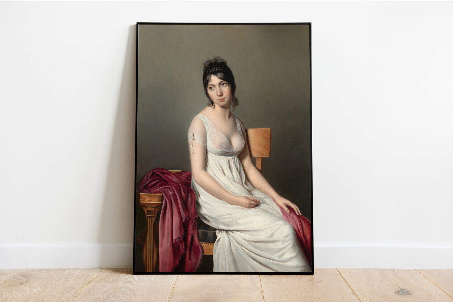 Portrait of a Young Woman in White