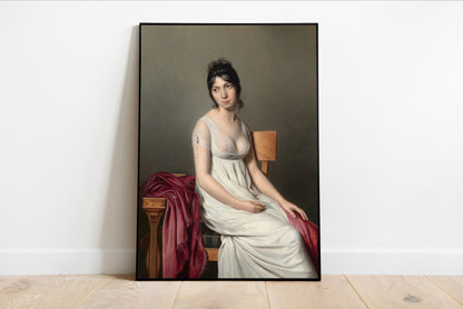 Portrait of a Young Woman in White