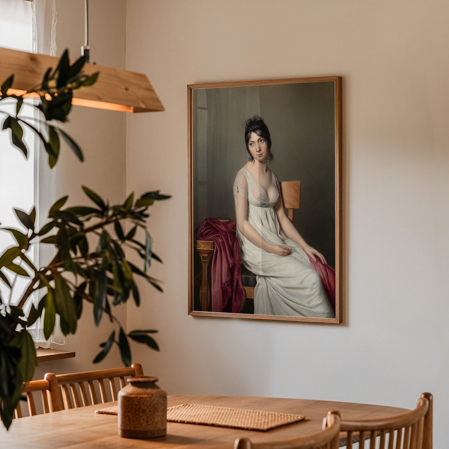 Portrait of a Young Woman in White