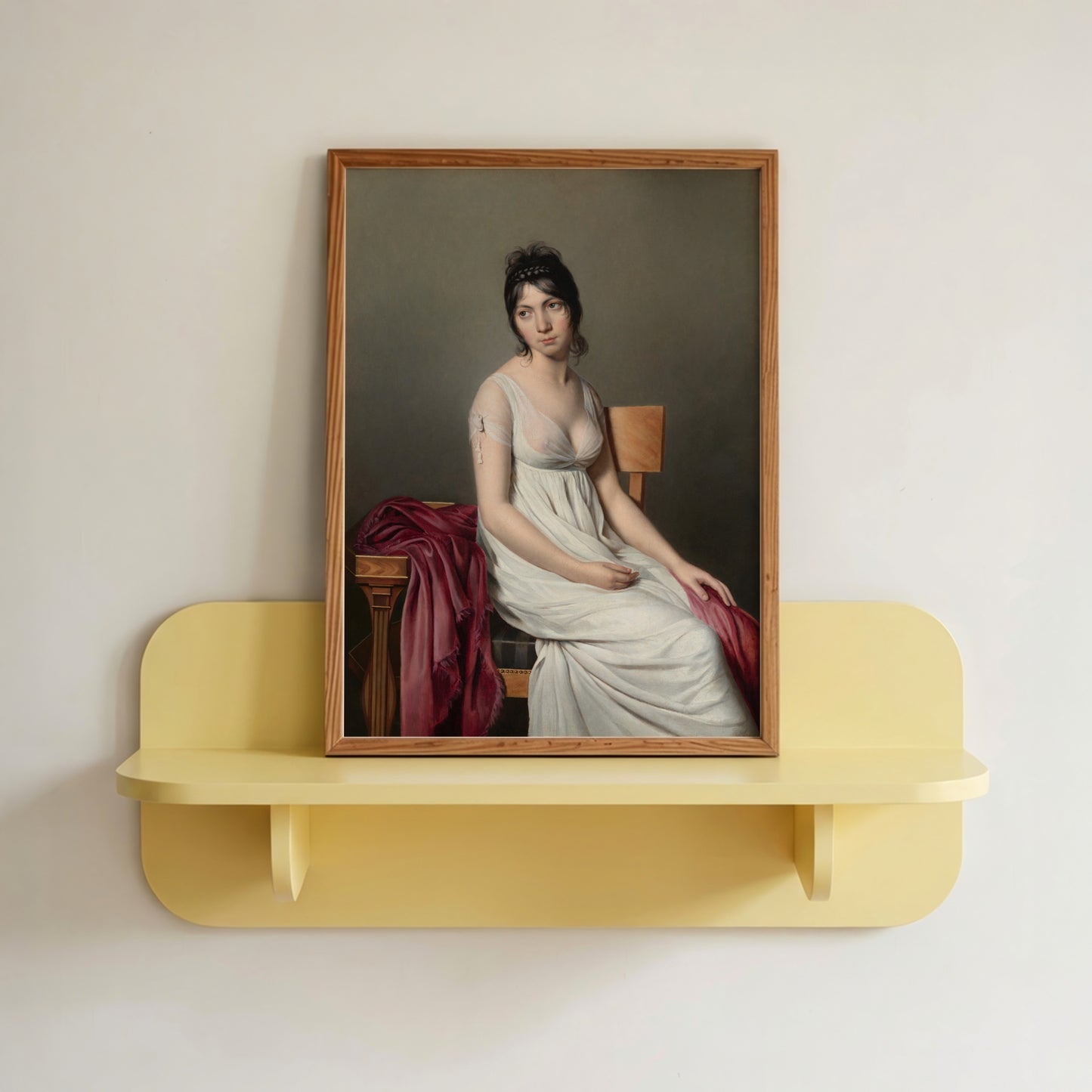 Portrait of a Young Woman in White