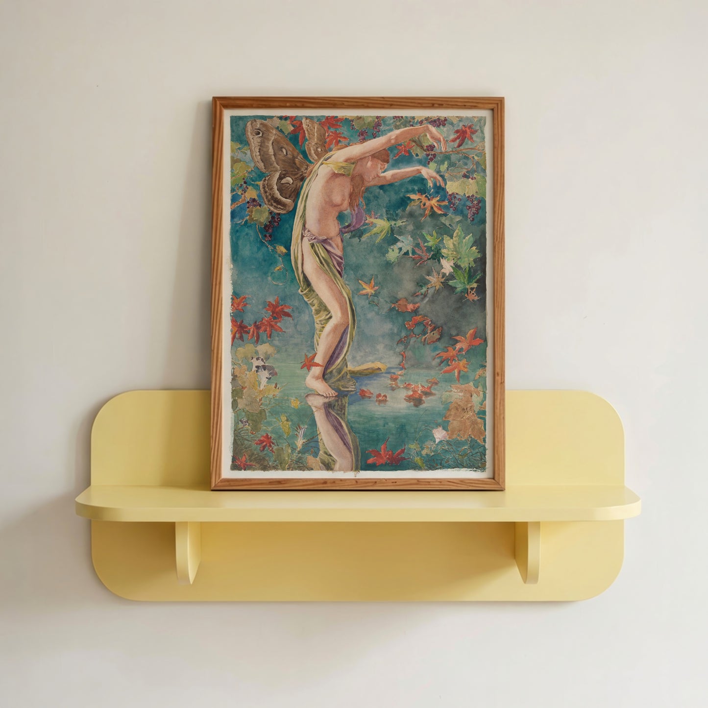 Autumn Scattering Leaves by John La Farge