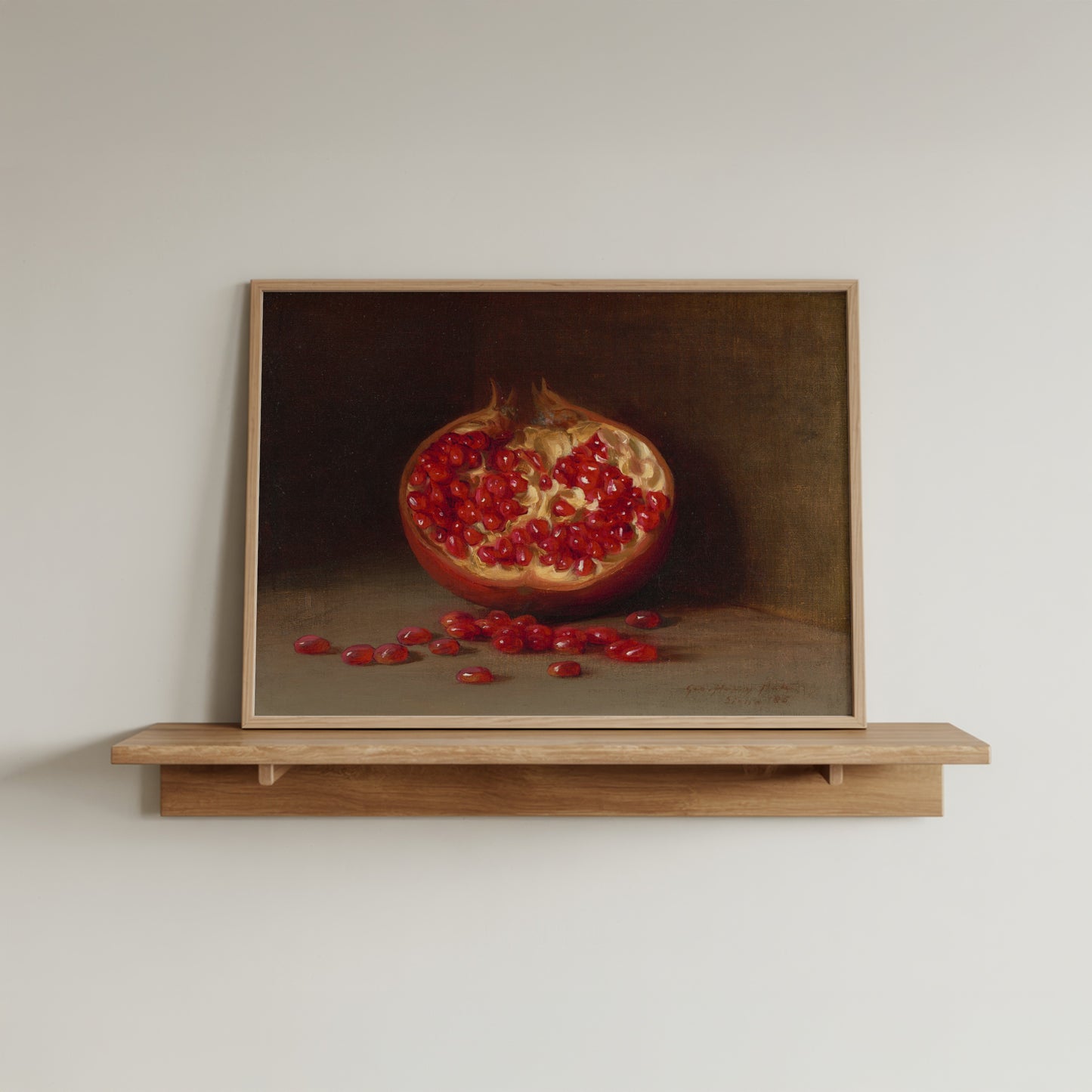Pomegranate Still Life