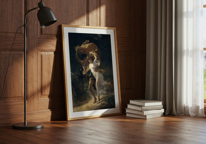 The Storm poster by Pierre Auguste Cot  - Neutral room decor with framed print