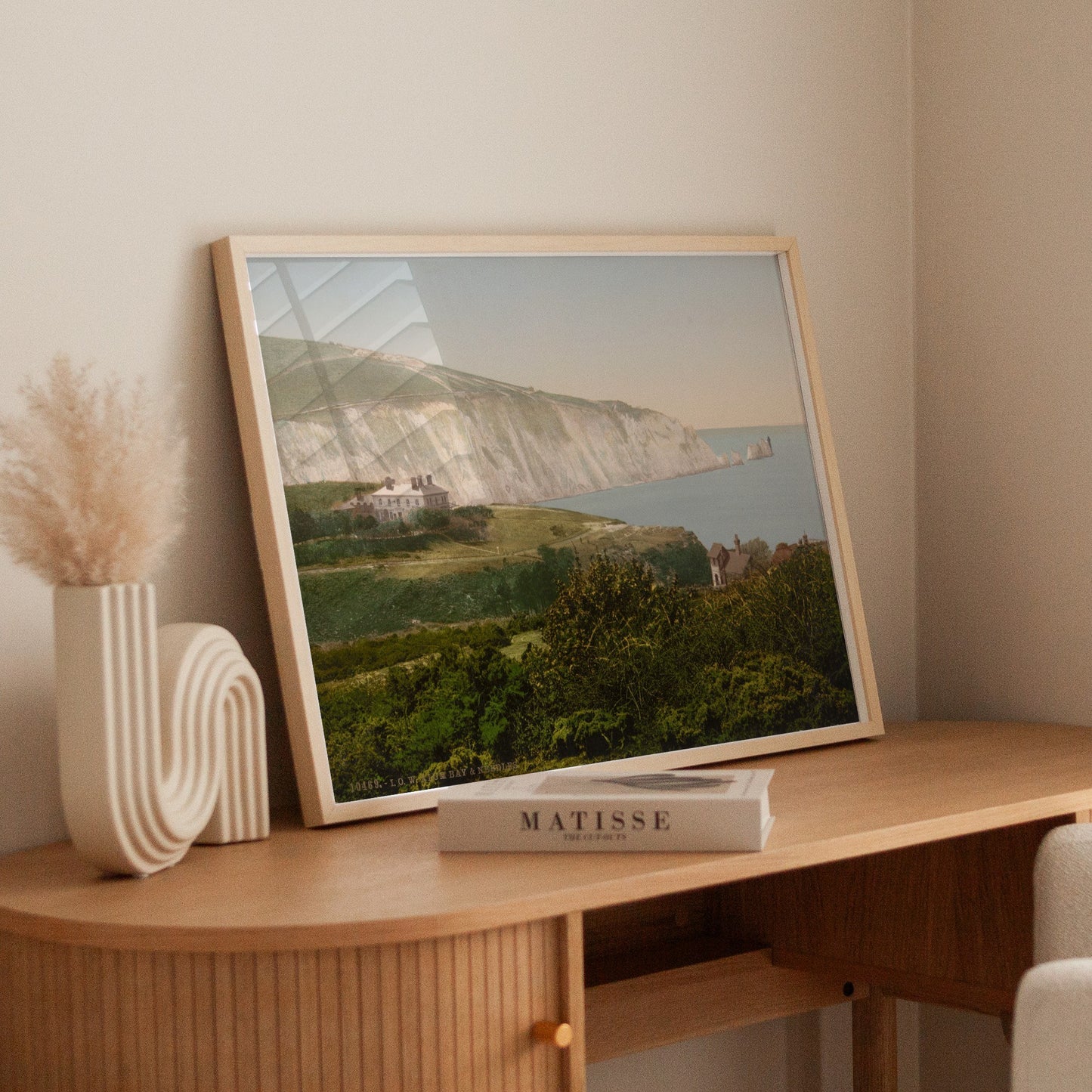View of Alum Bay on the Isle of Wight