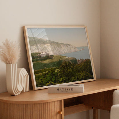 View of Alum Bay on the Isle of Wight