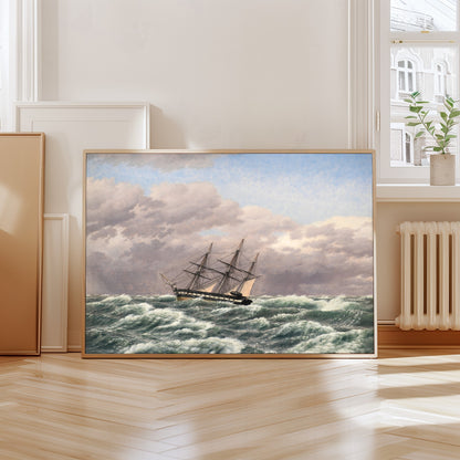 Vintage Marine Seascape