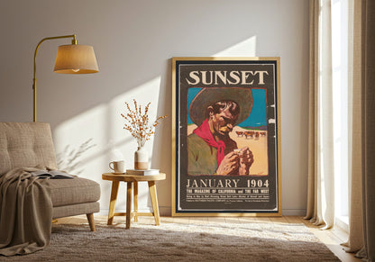 Sunset Magazine Cover January 1904