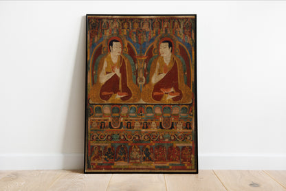 Portrait of Two Taklung Lamas