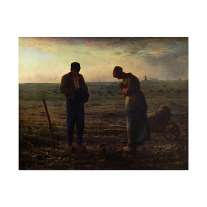 The Angelus poster by Jean Francois Millet  - 11x14 inch print