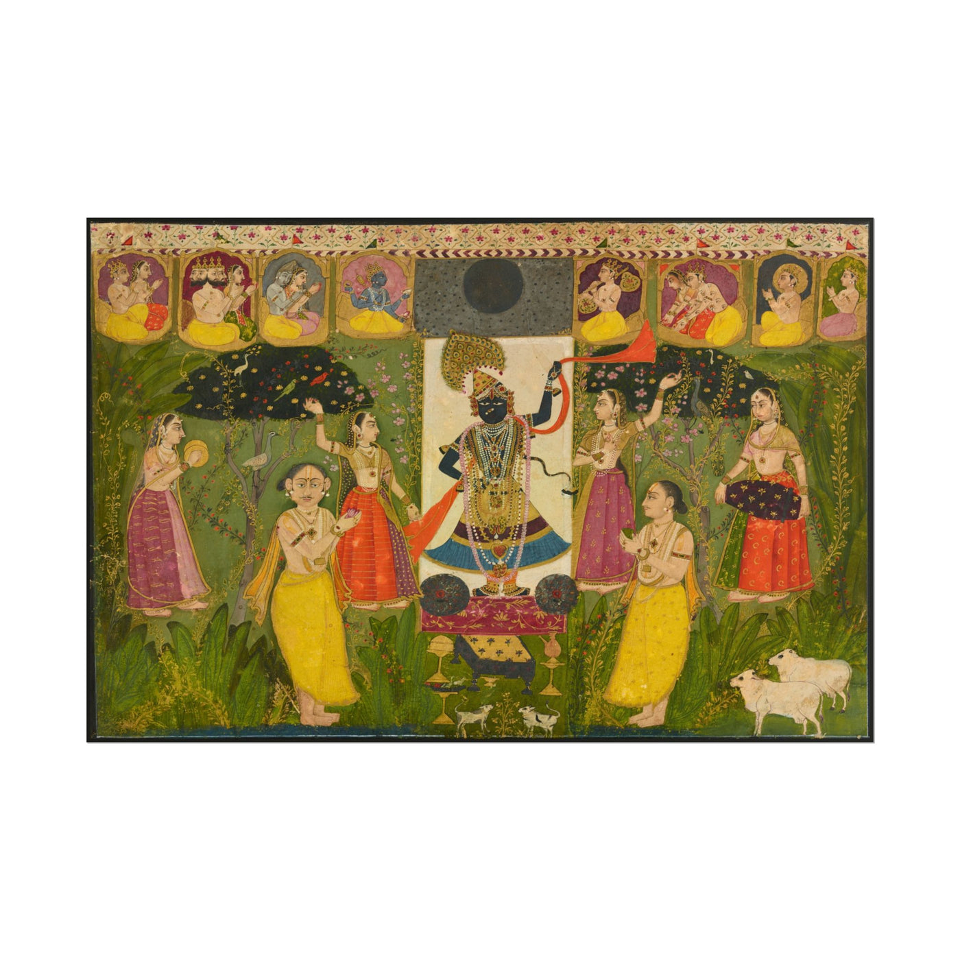 Worship of Shri Nathji 18″×12″