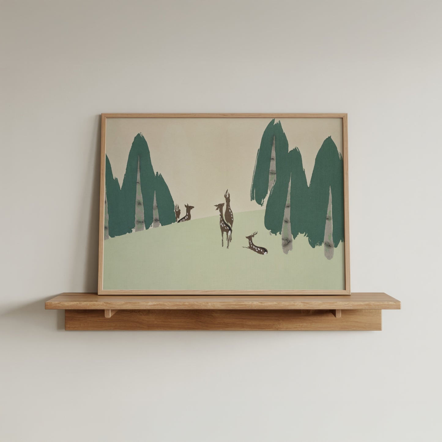 Deer from Momoyogusa - Flowers Of A Hundred Generations