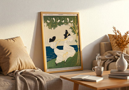 Jugend Magazine poster by C Ribsam & Sons - Neutral room decor with framed print