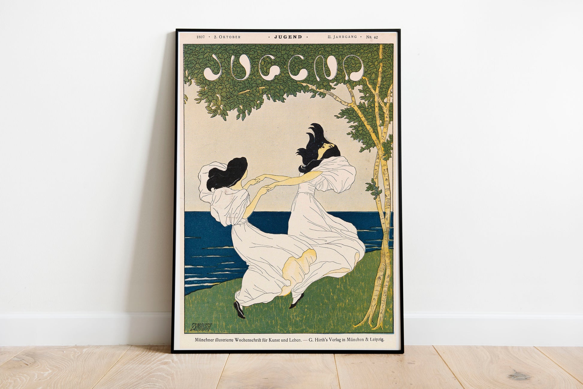 Jugend Magazine poster by C Ribsam & Sons - 11x14 inch print