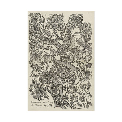 Textile Art poster by Alexander Senegat - 12x18 inch print