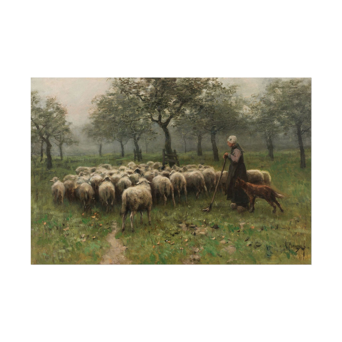 Shepherdess 18″×12″