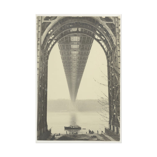 Black and White Bridge Print