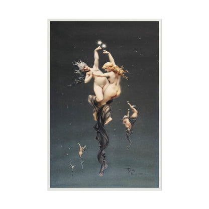 Twin Stars poster by Luis Falero - 12x18 inch print