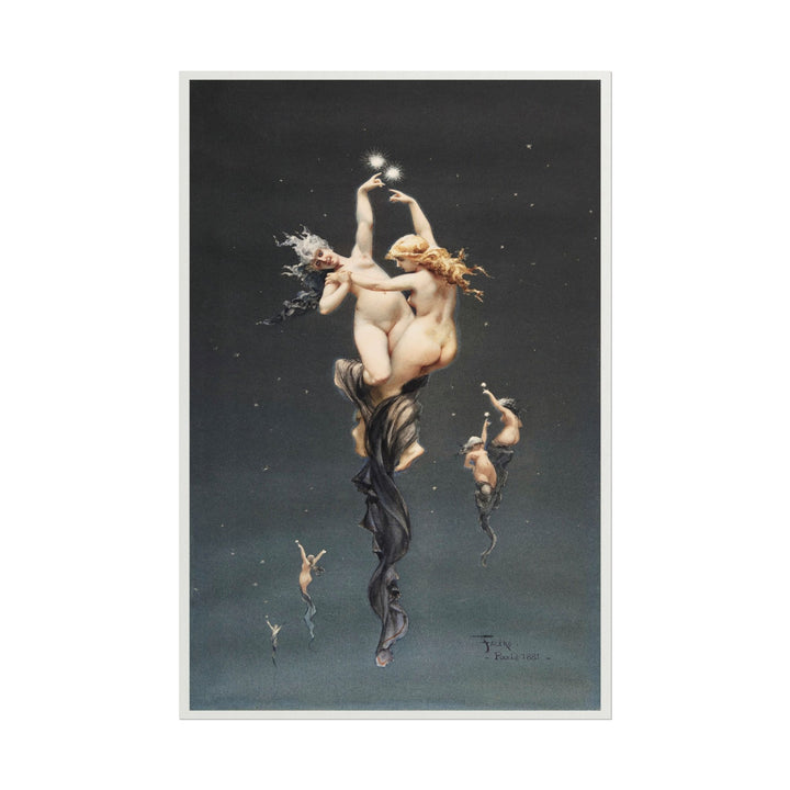 Twin Stars poster by Luis Falero - 12x18 inch print