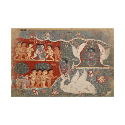 Krishna Kills the Crane Demon