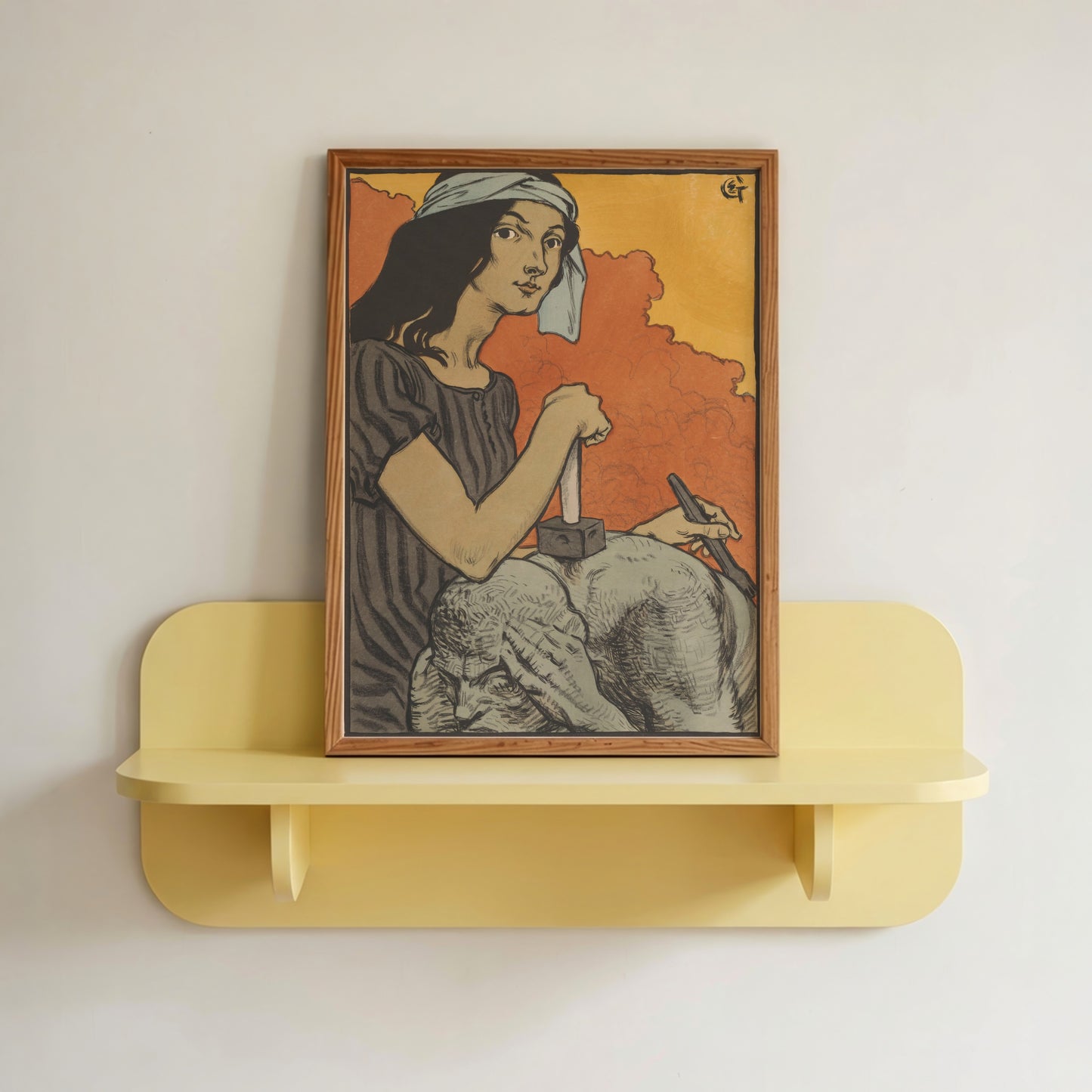 Art Nouveau Woman Portrait