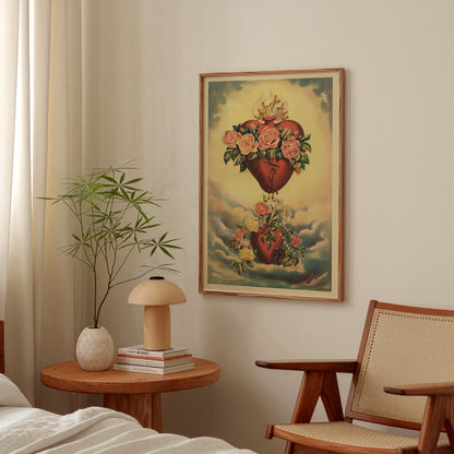 The Immaculate Heart of Mary - Mexican Folk Art