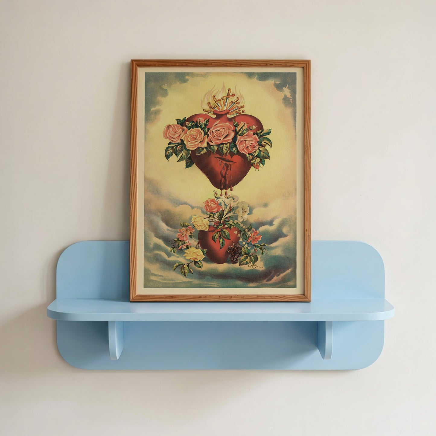 The Immaculate Heart of Mary - Mexican Folk Art