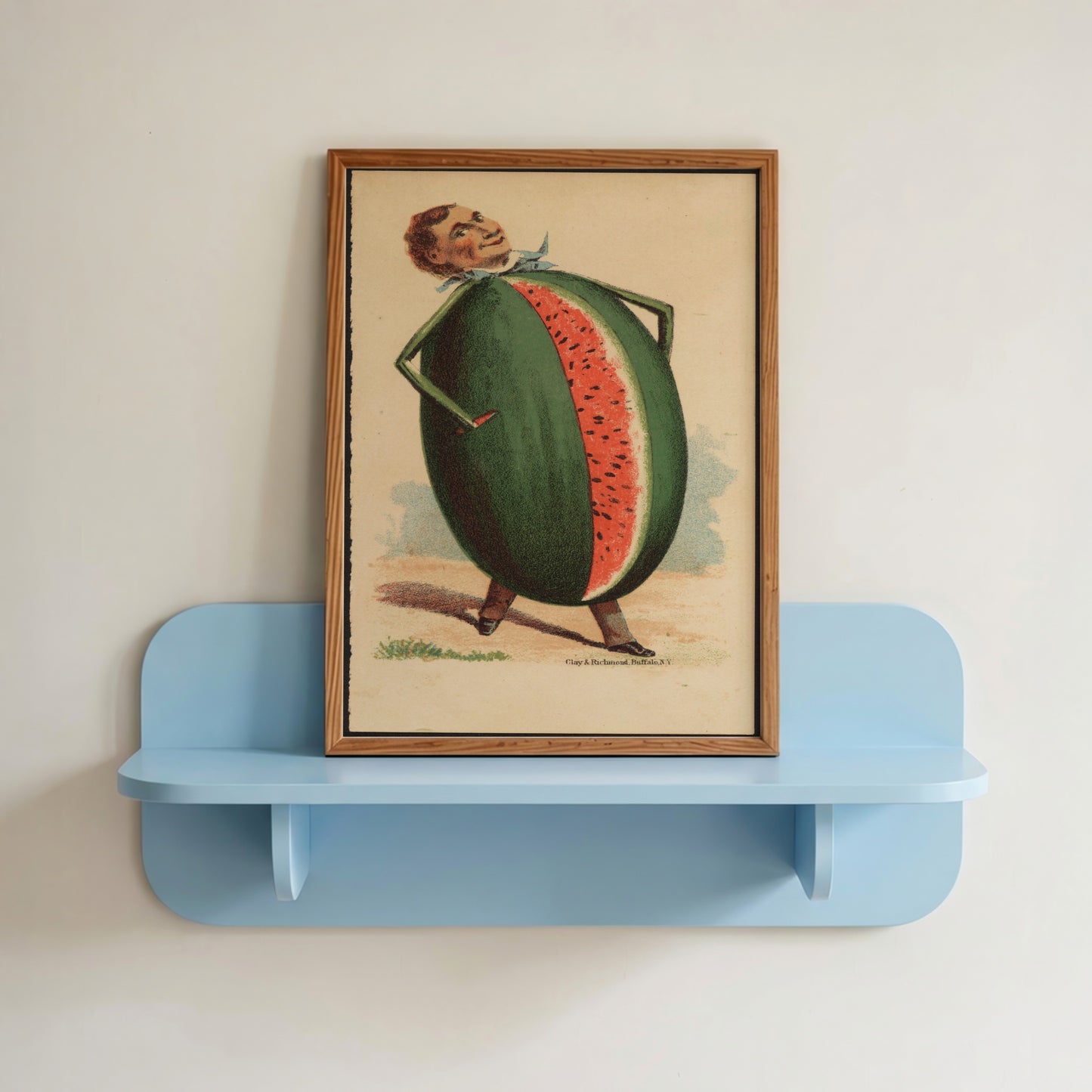 Man’s Head on a Watermelon Body