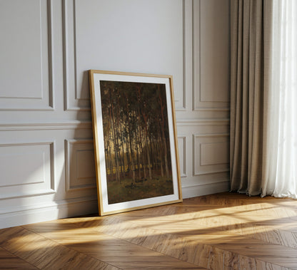 Serene Forest Landscape Art Print
