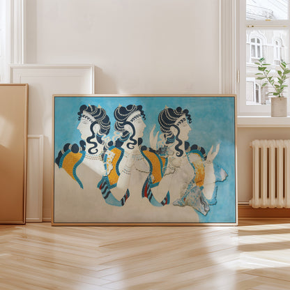 Ladies in Blue Fresco