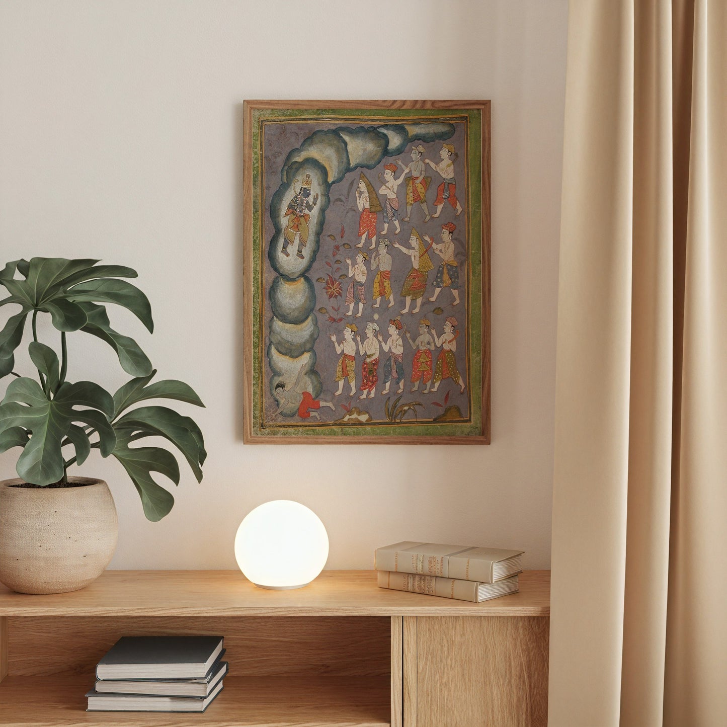 Krishna Kills The Tornado Demon Trinavarta